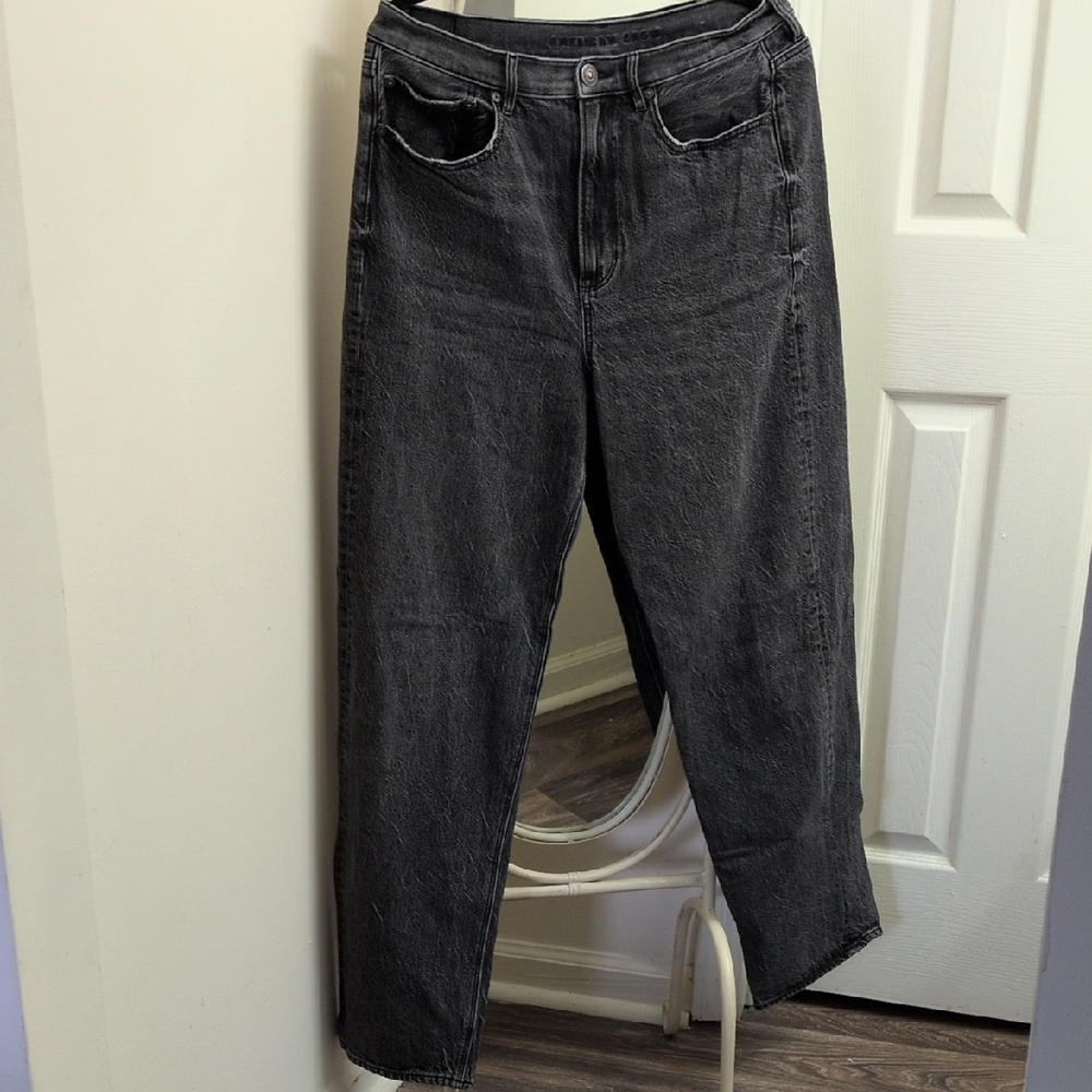 American Eagle Outfitters Black Straight Leg Jeans